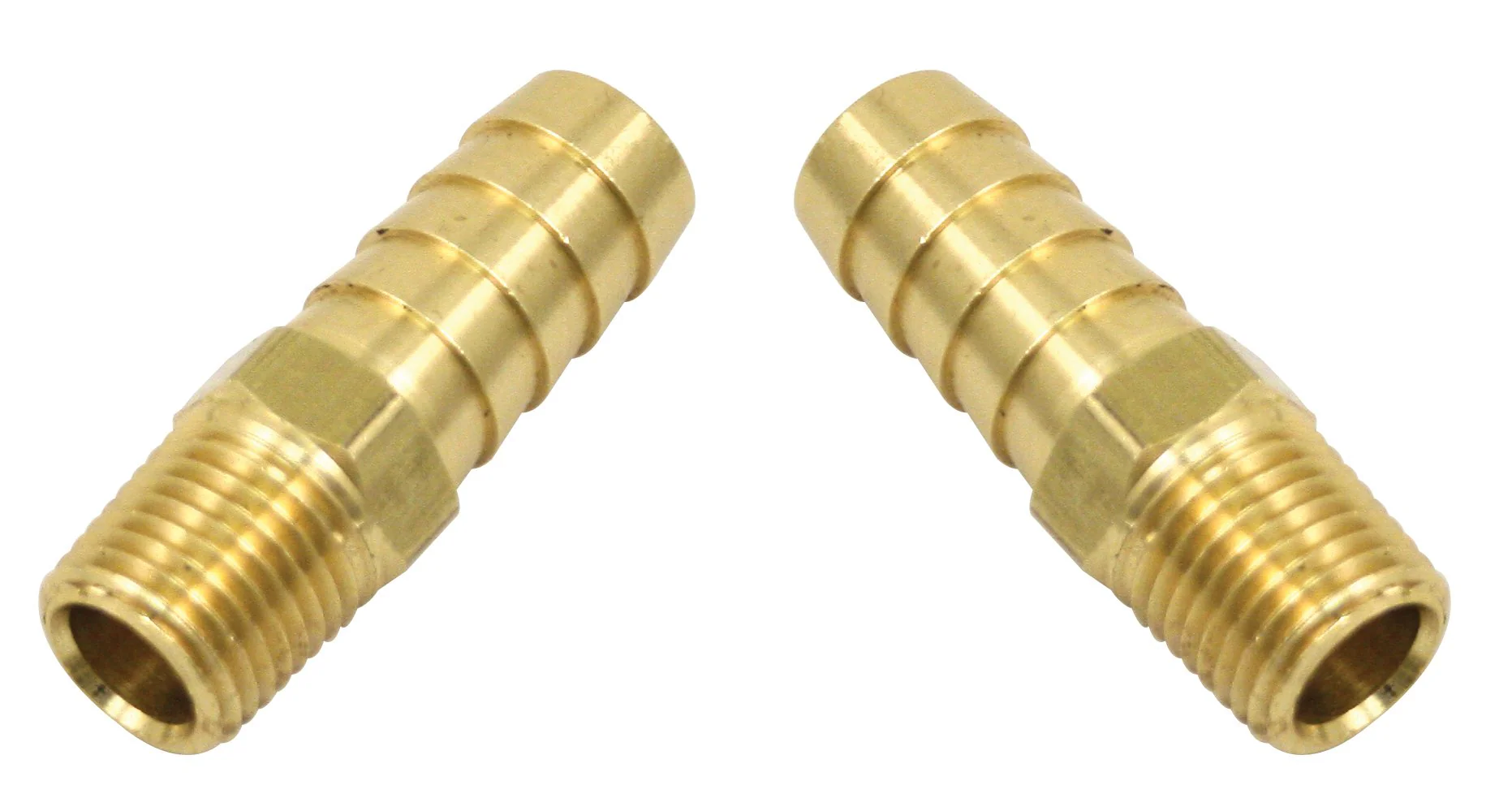 1/4" Male NPT with 2" Hose Barb, Pack of 2