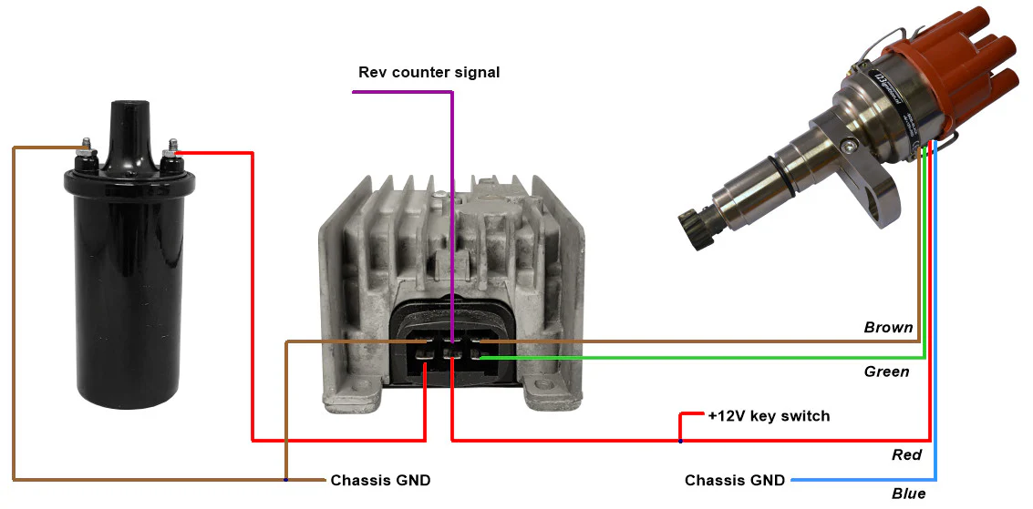 123 Bluetooth Programmable Distributor for Porsche 911, 930 and 3.3 SC for Hkz 6-Pin Boxes Only - Image 4