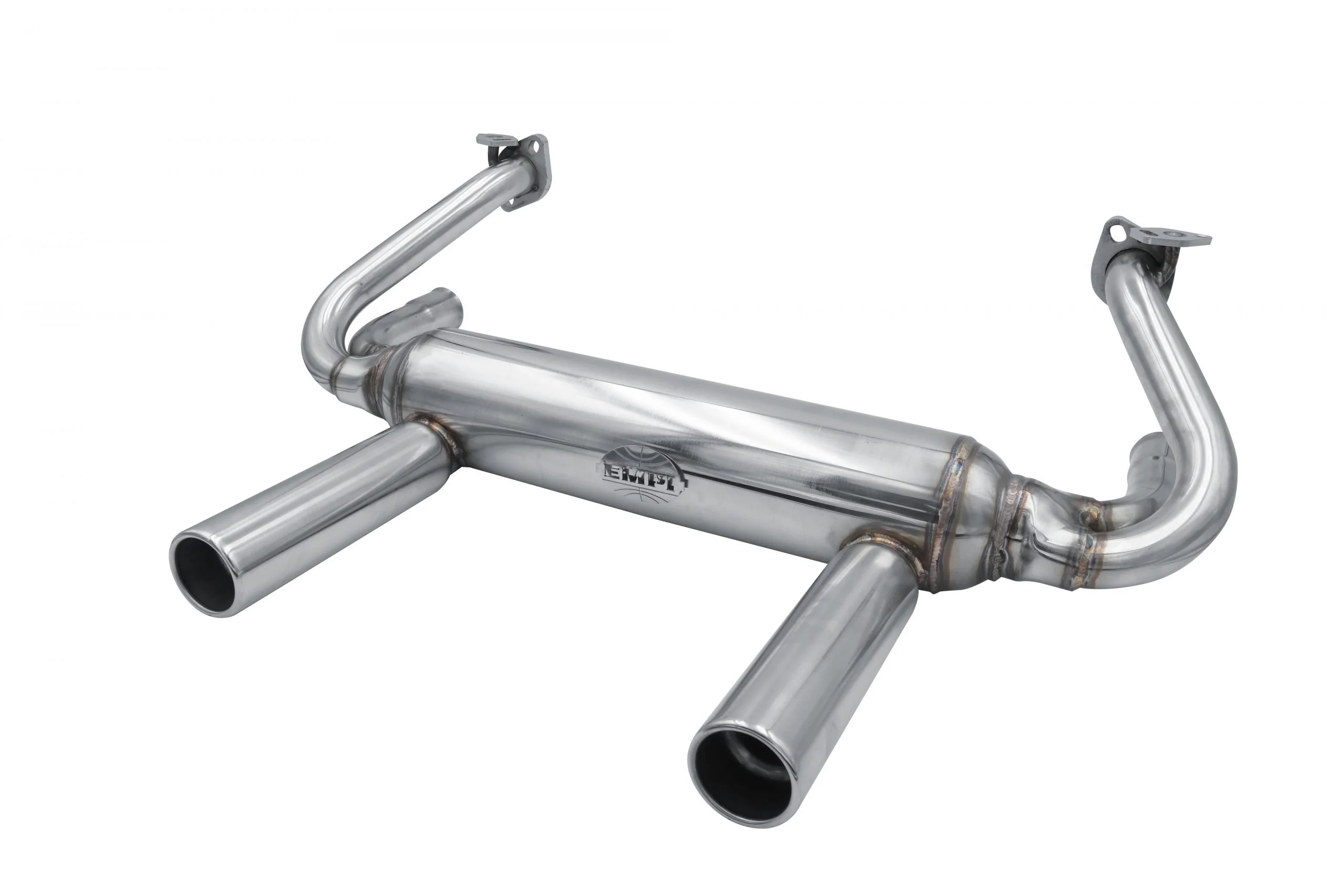 2-Tip Stainless Steel Deluxe Exhaust