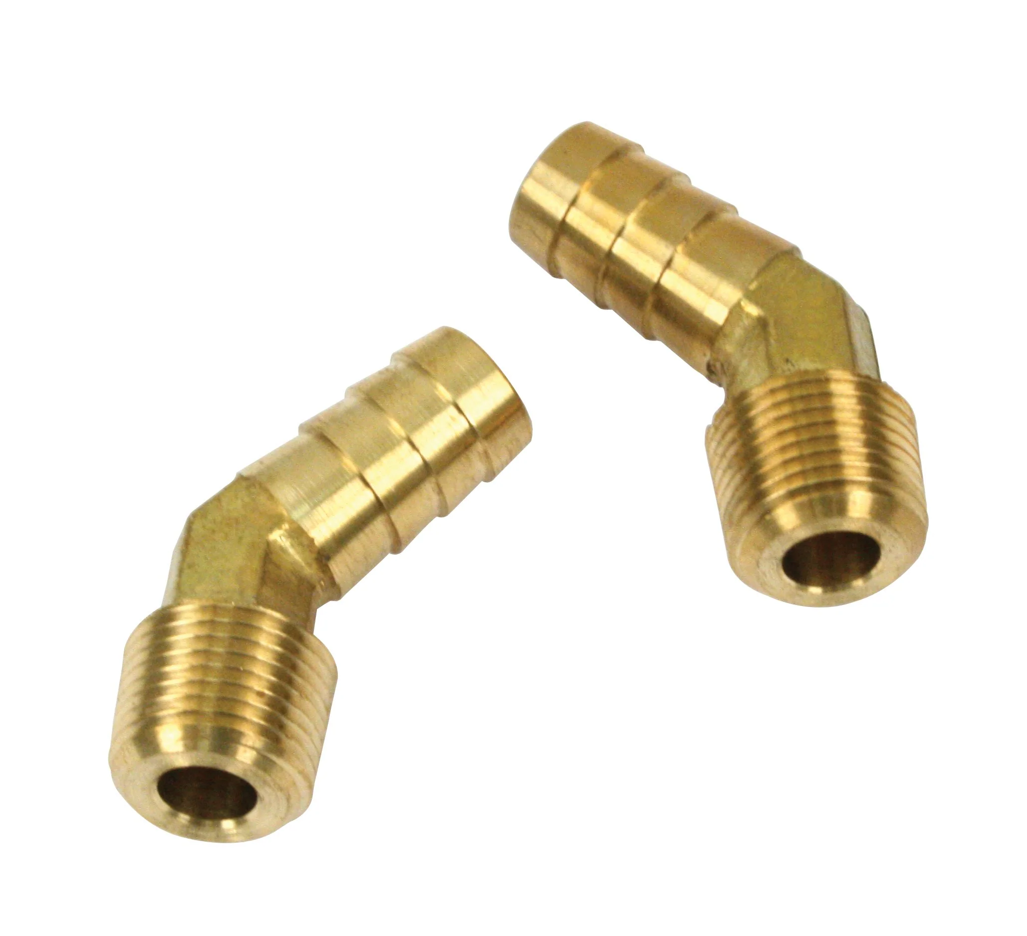 30 Degree 3/8" Male with 1/2" Hose Barb, Pack of 2