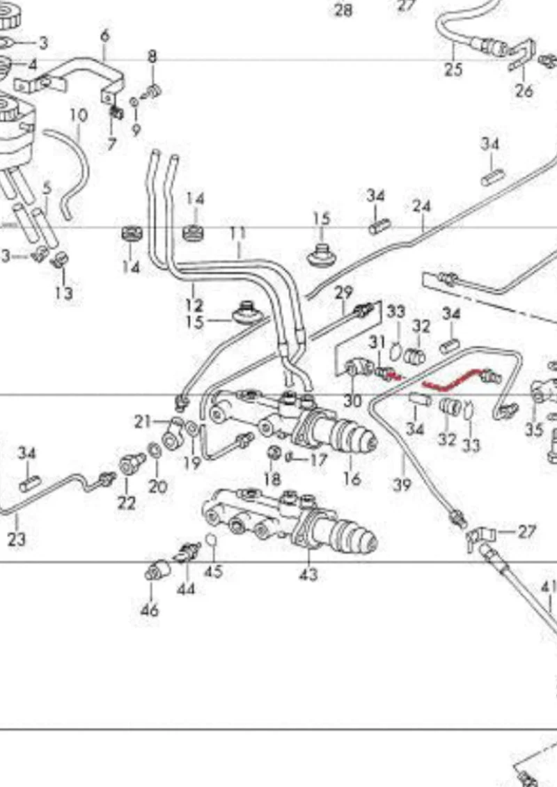 Porsche 911/912 DirectFit Center Tunnel Line #31 (69-73)