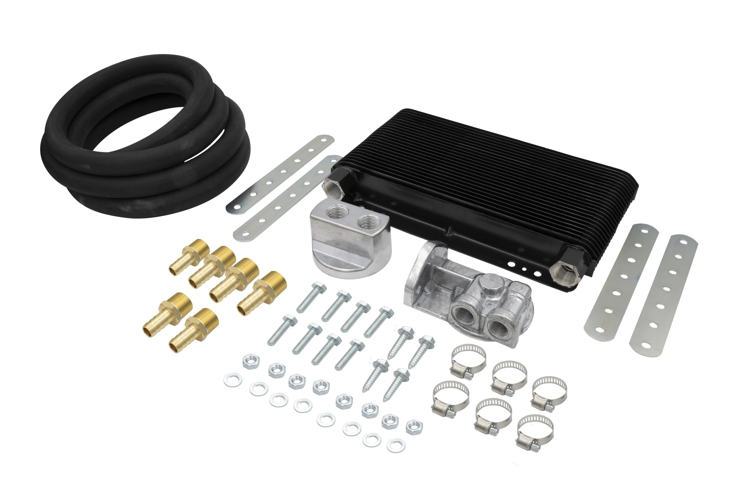 48 Plate Oil Cooler Kit with Bypass Adapter