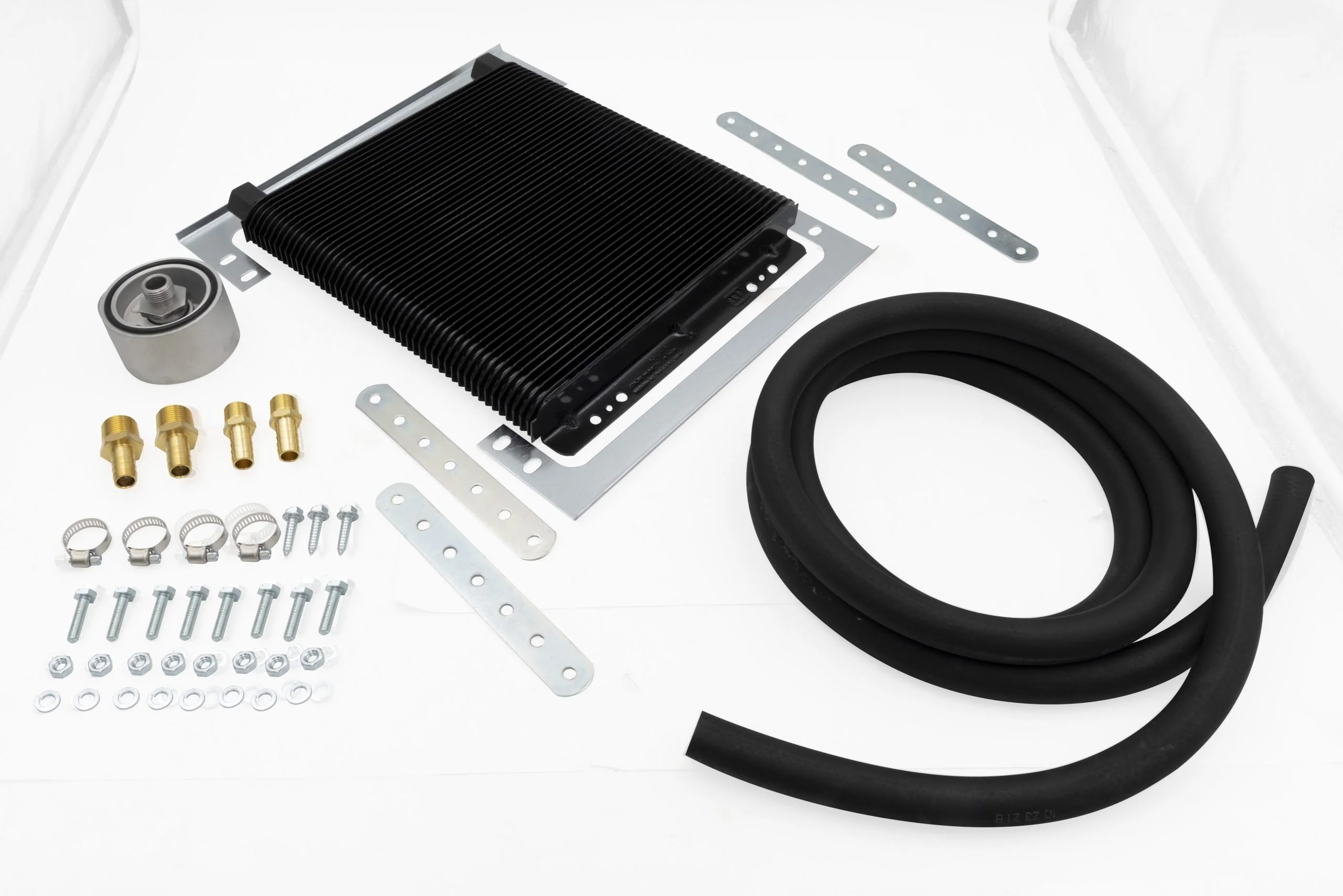 48-Plate Oil Cooler Kit wth Sandwich Adapter