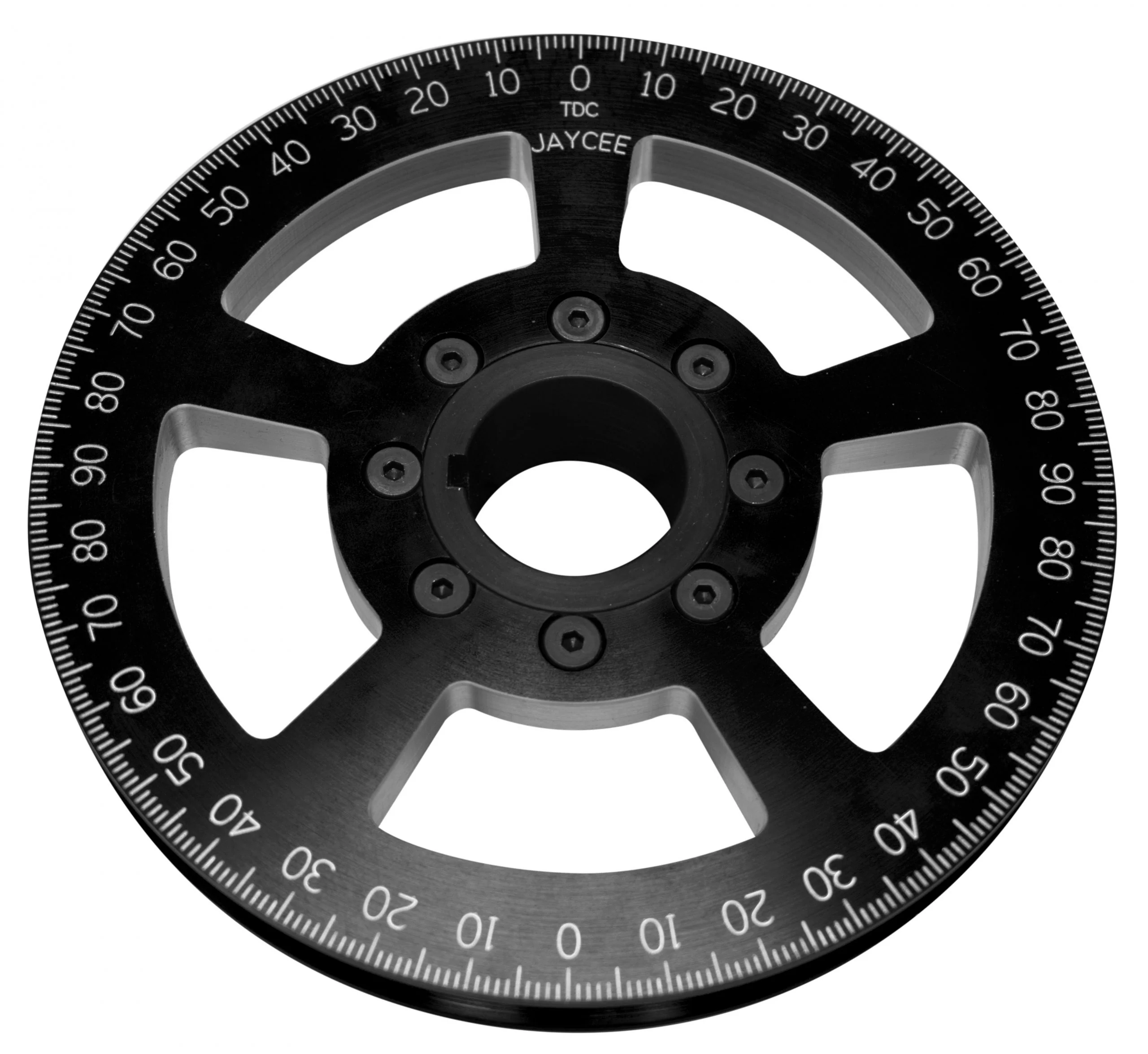 5.25" Billet Drag Pulley, Black