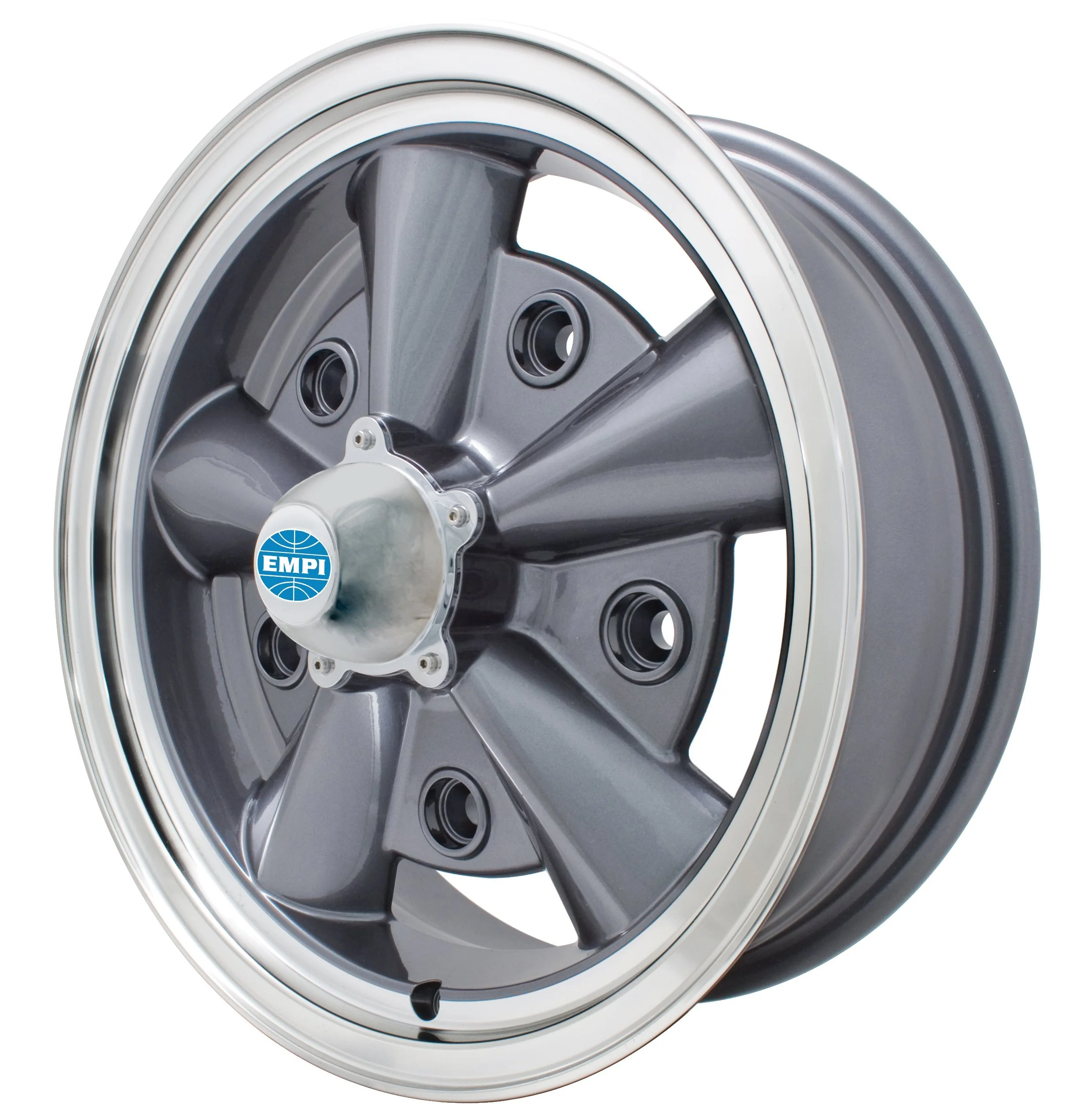 EMPI 5-Rib Wheel 15x 5.5 in the 5x205 Pattern for Early VW or 356A-B
