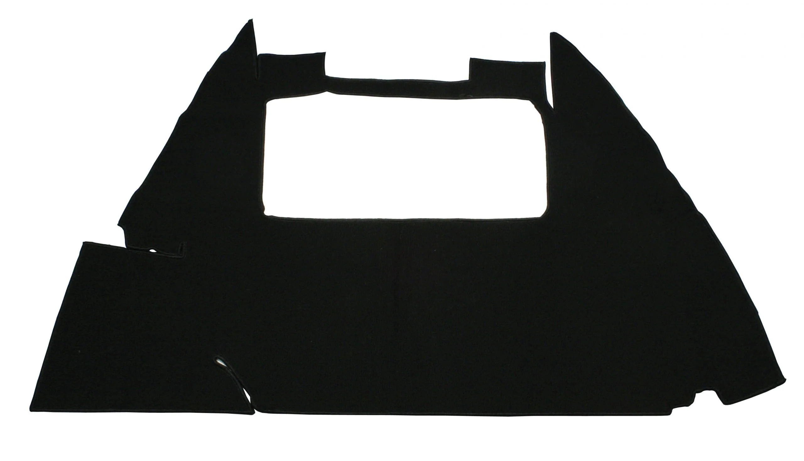 54-59 ½ Type 1 Sedan & Conv. Trunk Carpet, 1-Piece, Black