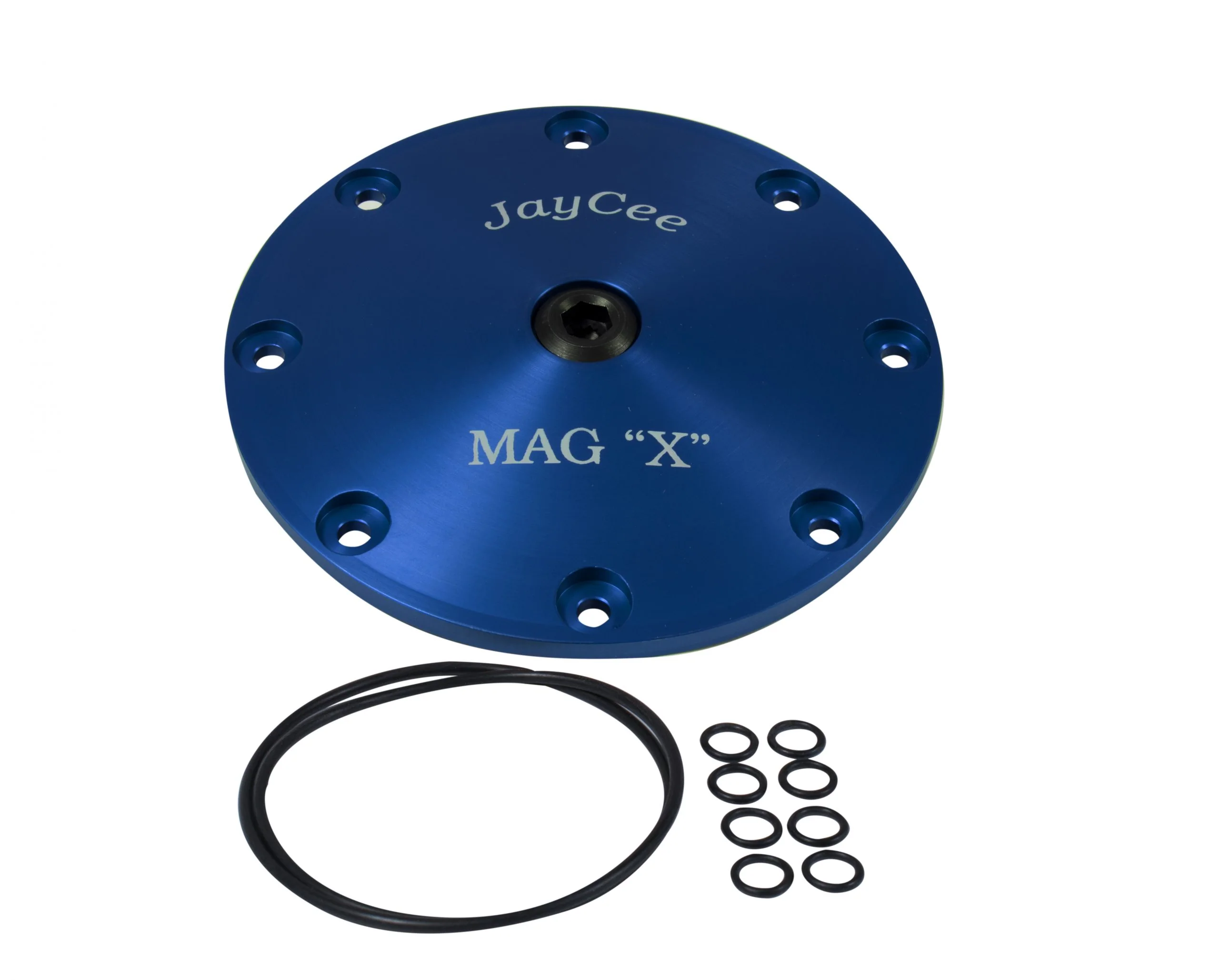 8-Bolt Mag X-Plate, Blue