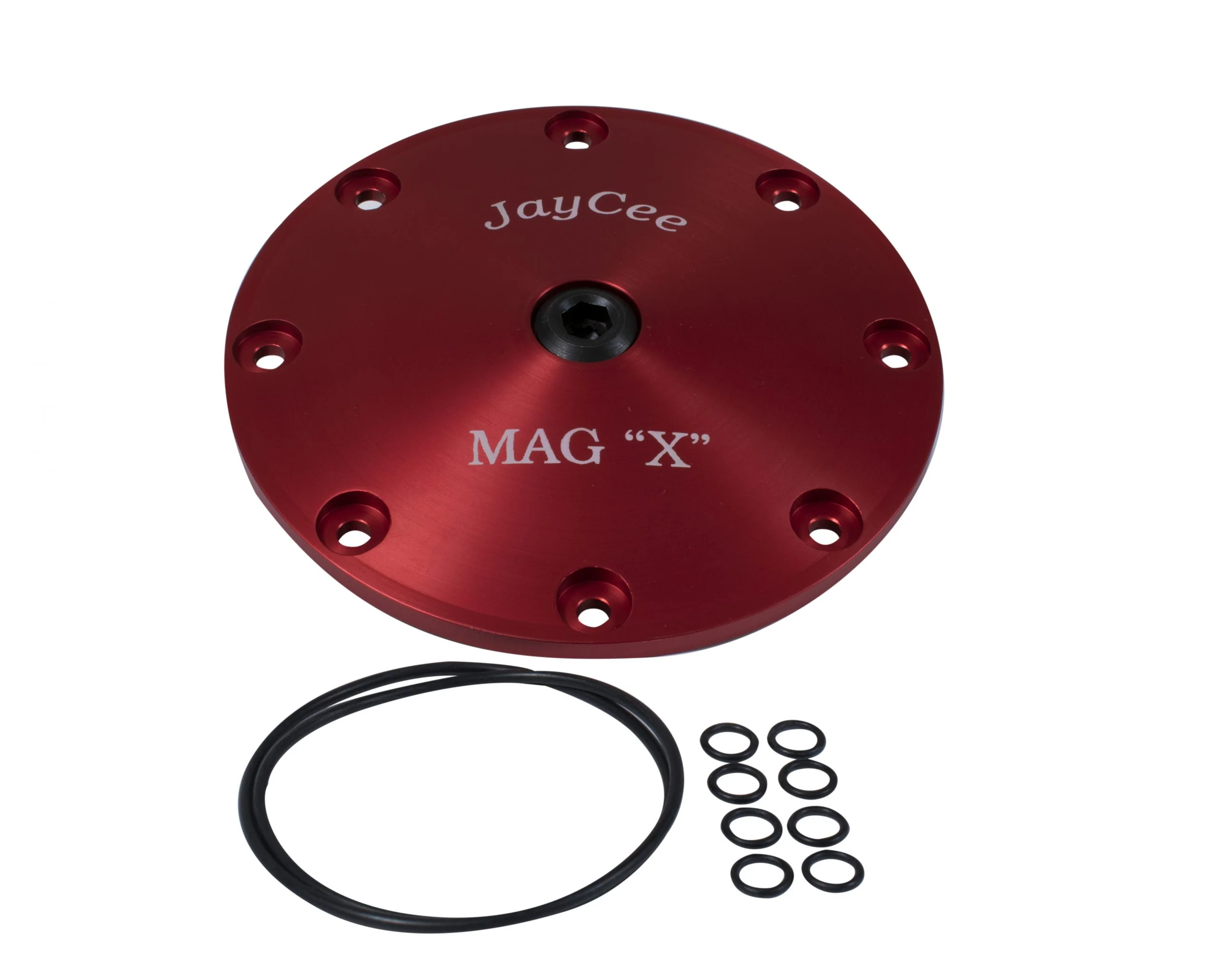 8-Bolt Mag X-Plate, Red
