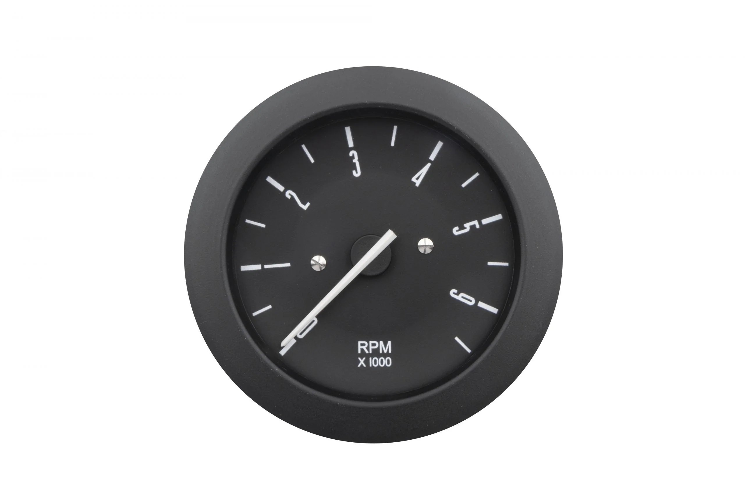 86mm 0-6000 RPM Black Dial Tachometer for Type 2