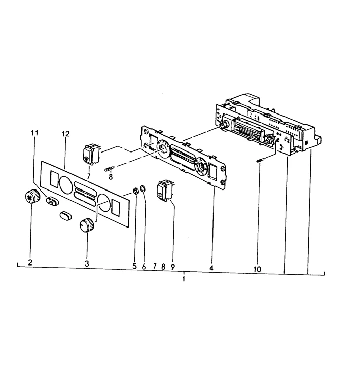A/C Control Switch for Porsche 911, 944 and 968 (1985-95) - Image 3