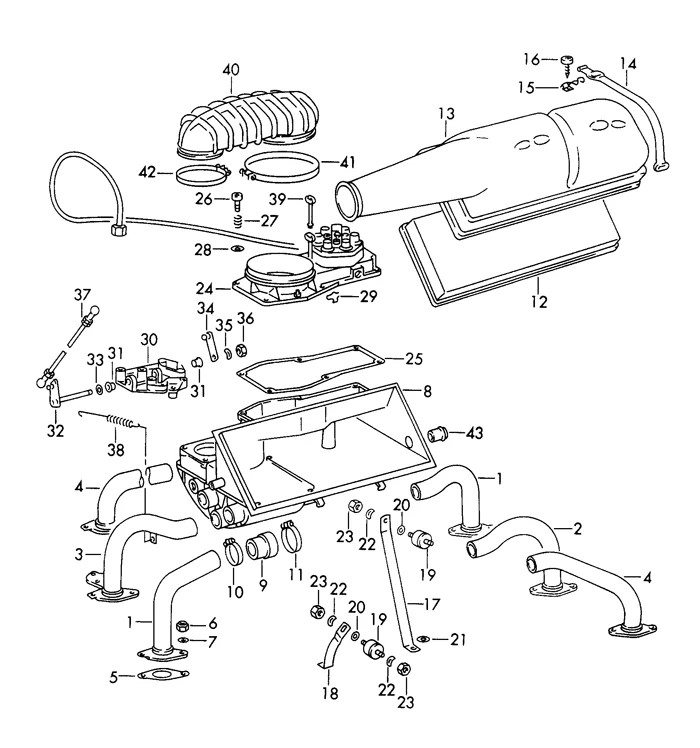 Air Intake Boot for Porsche 911T (1973-74) - Image 2