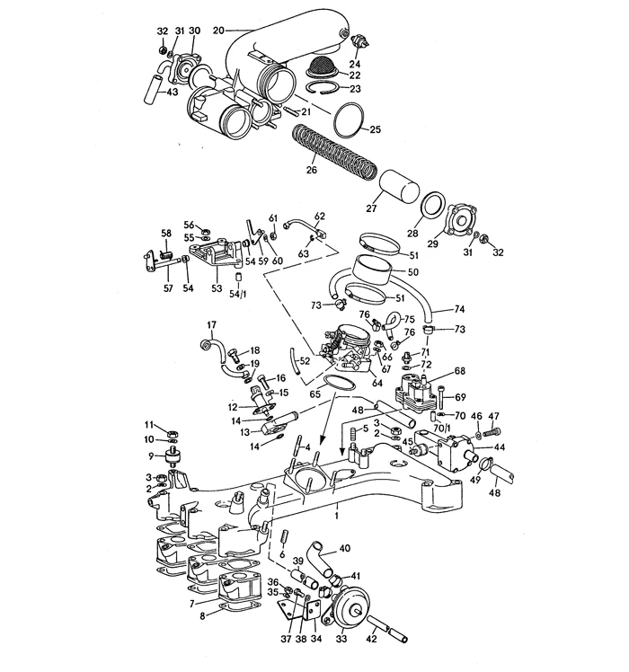 Air Intake Sleeve for Porsche 911 (1976-77) - Image 3