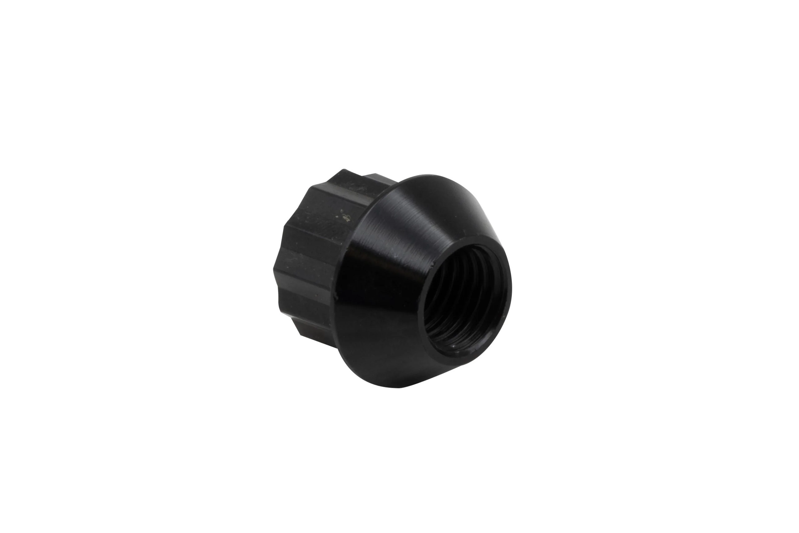 Alloy Lug Nuts, Black, M14-1.5, Bulk, Each