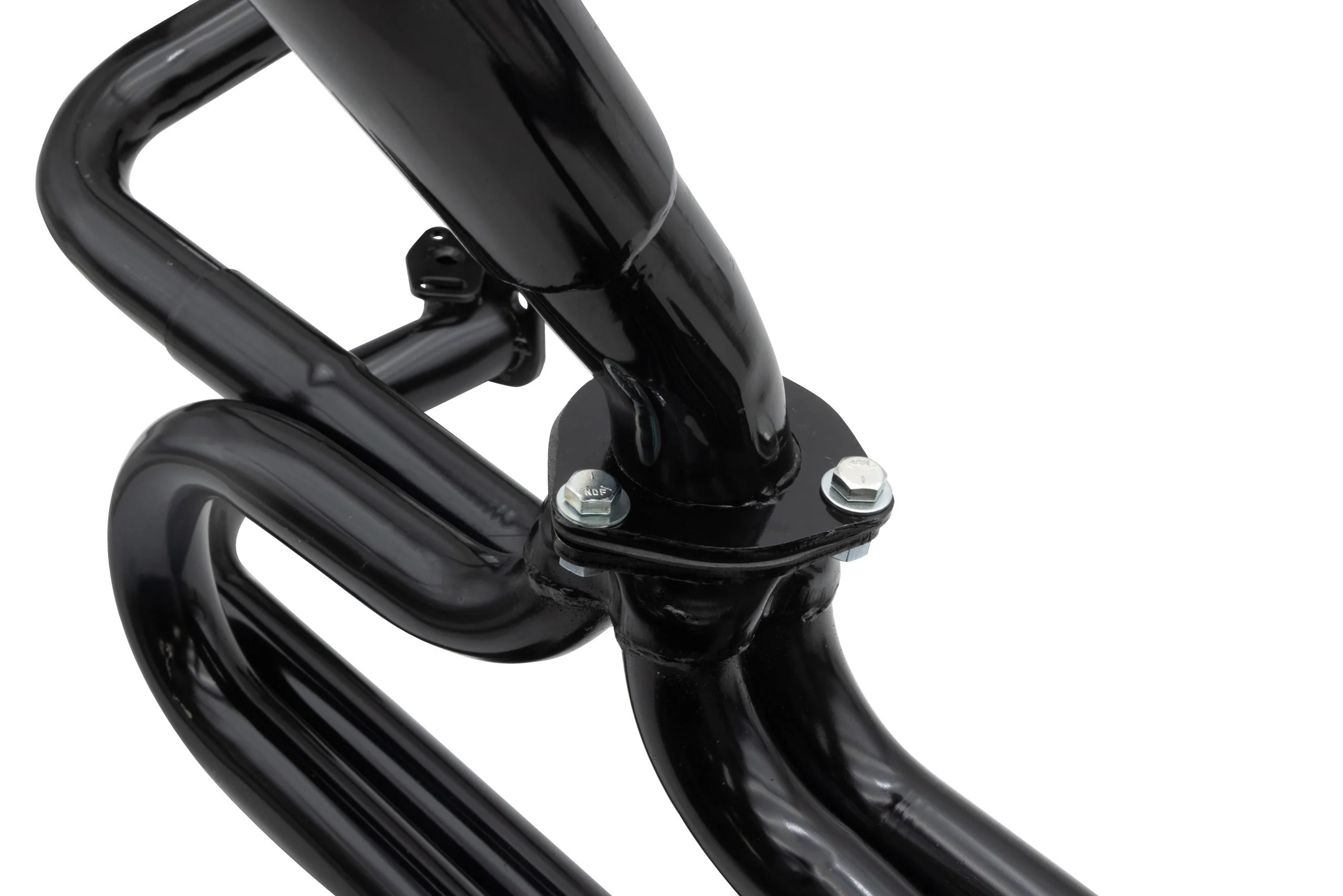 Baja Exhaust System, w/ Long Black Stinger, Eliminates Heater Boxes - Image 2