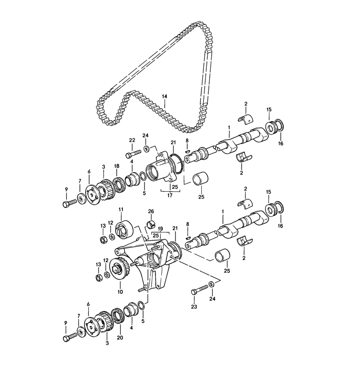 Balance Shaft Flange for Porsche 924S, 944 928 and 968 (1983-95) - Image 3