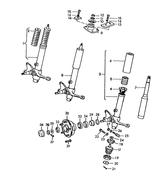 Ball Joint for Porsche 911, 912, and 914 (1969-72) - Image 2