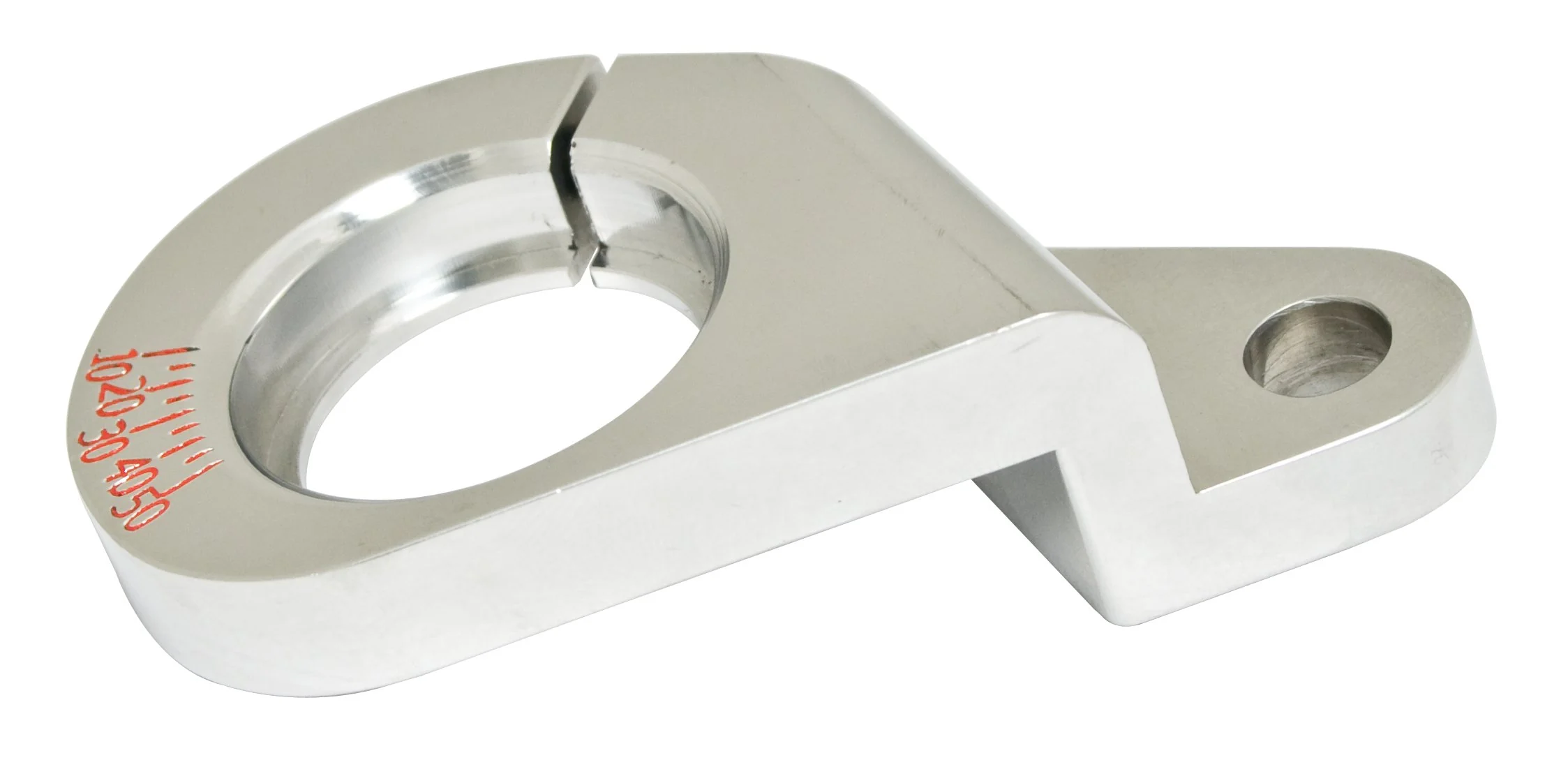 Billet Distributor Clamp with Ignition Timing Marks, Polished