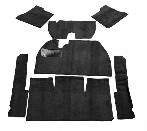 Black Carpet Kit 58-68, 7 Piece for VW Beetle - Image 4