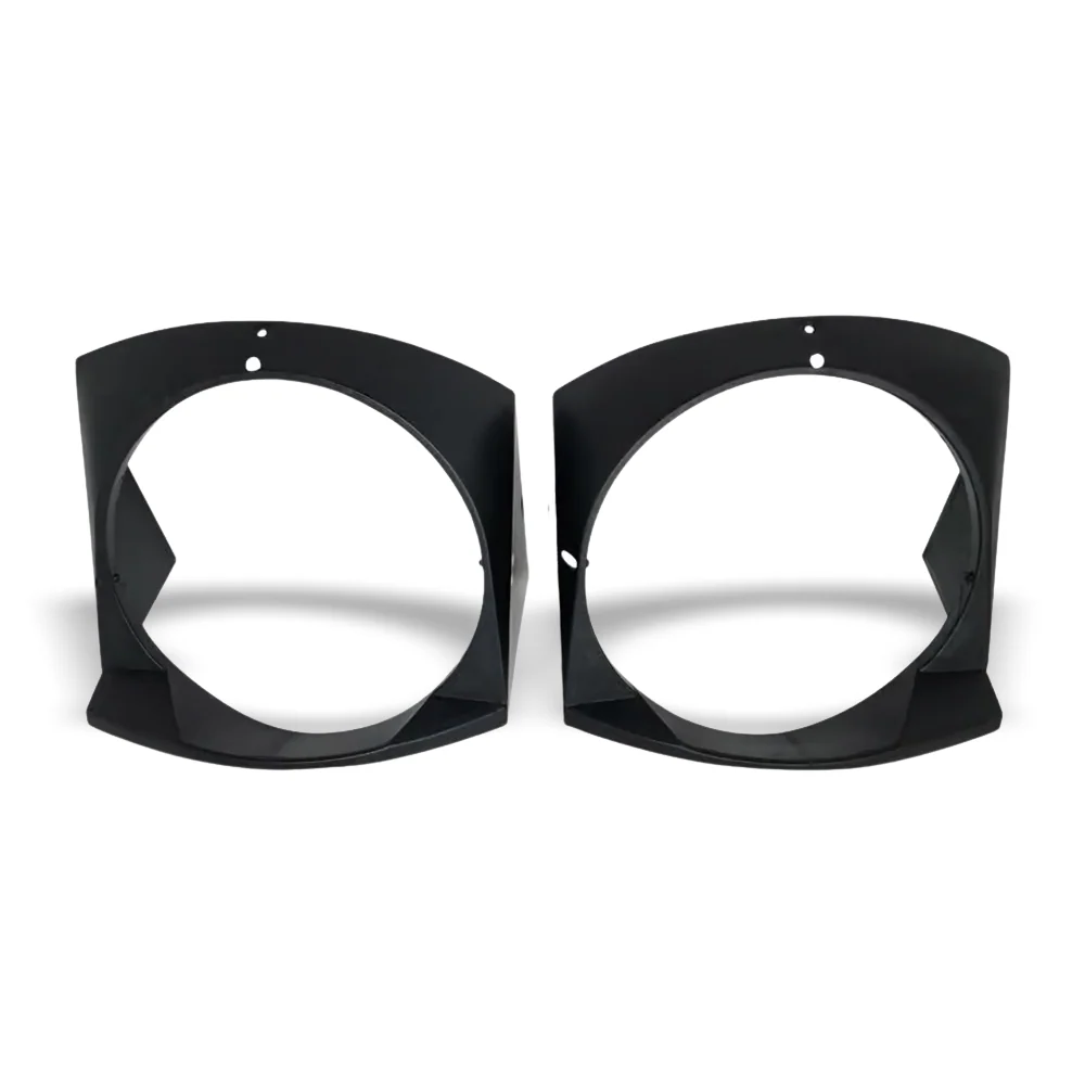 914Rubber Black Headlight Surrounds for Porsche 914 and 914-6 (1970-76)