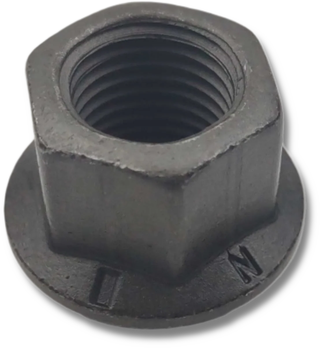Black Steel Open-Ended M14x1.5 Lug Nut Set for Vintage Porsche Cars - Image 2
