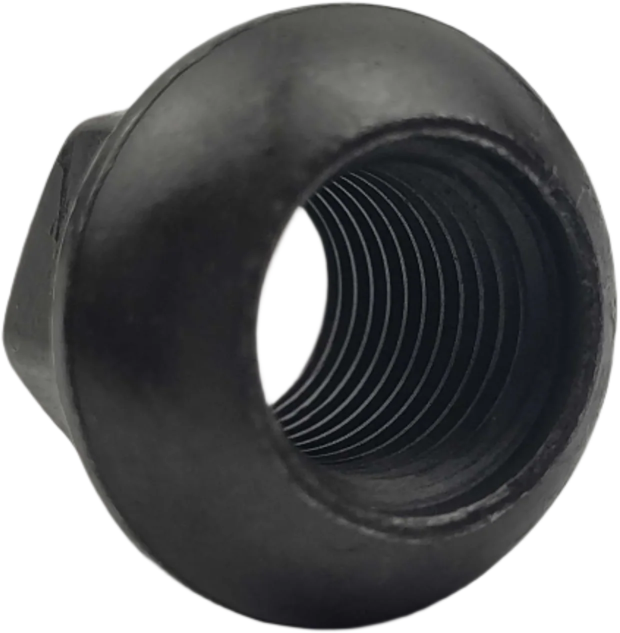 Black Steel Open-Ended M14x1.5 Lug Nut Set for Vintage Porsche Cars - Image 3