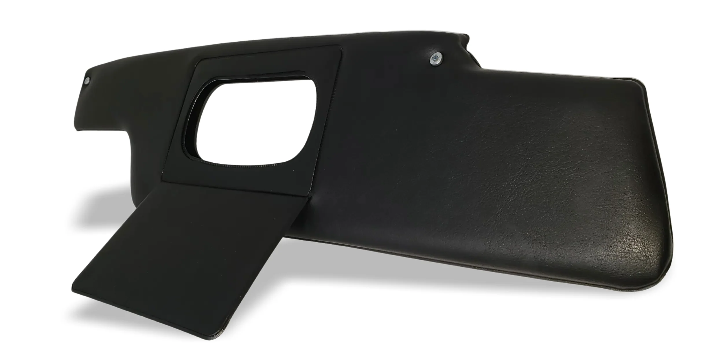 914Rubber Black Sun Visor Set w/ Mirror for Porsche 914 (1970-76) - Image 2