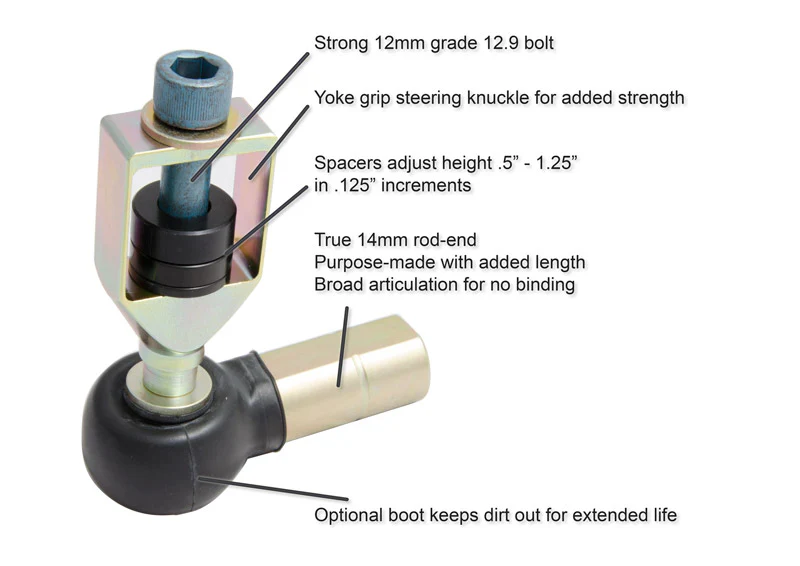 Bolt-On Adjustable Bump Steer Kit - Image 2