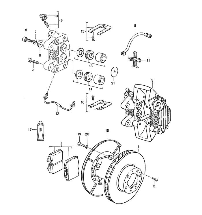 Brake Caliper Bleeder Cap for Various Porsche Models (1978-2012) - Image 2