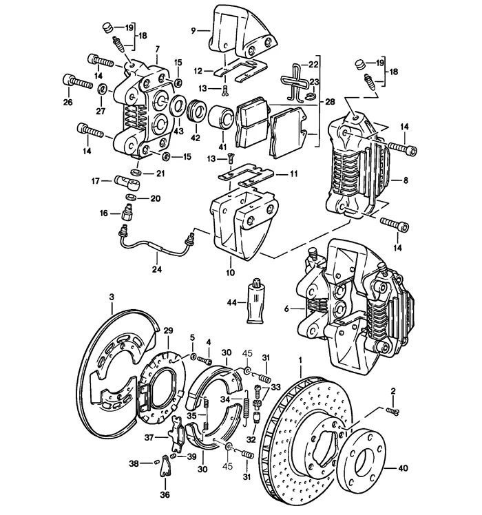 Brake Caliper Piston Sealing Ring for Porsche 911 (1978-89) - Image 2