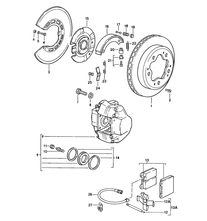 Brake Pad Sensor for Porsche 911 and 944 (1983-89) - Image 2