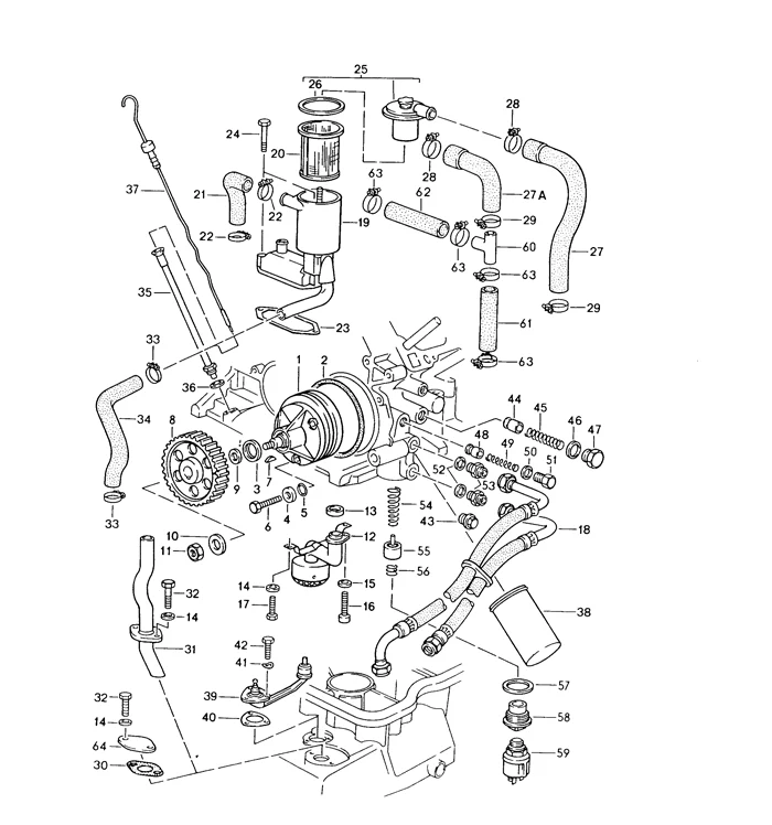 Breather Hose, Oil Seperator to Plenum, for Porsche 928 (1980-83) - Image 4