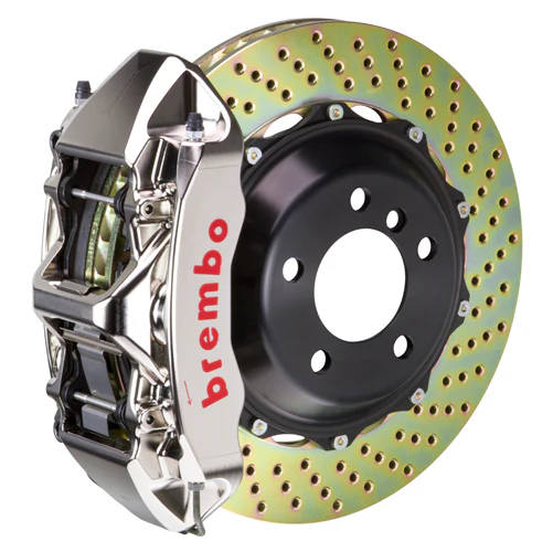 Brembo GT-R Nickel Plated Front Big Brake Kit for 996 C2, 997.1, 986/987 Boxster S, and Cayman