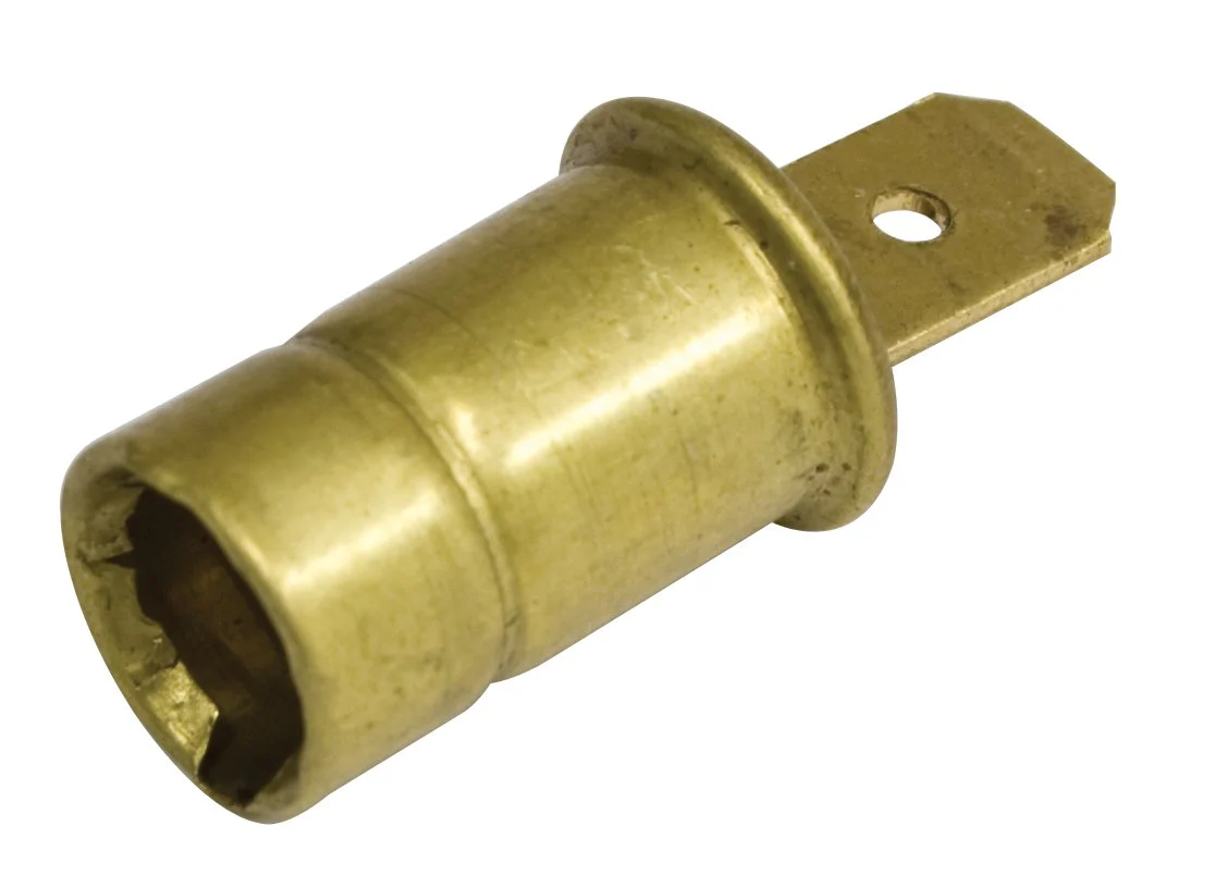 Bulb Socket with Push-In Connector. Used in Instrument Panel, All Years