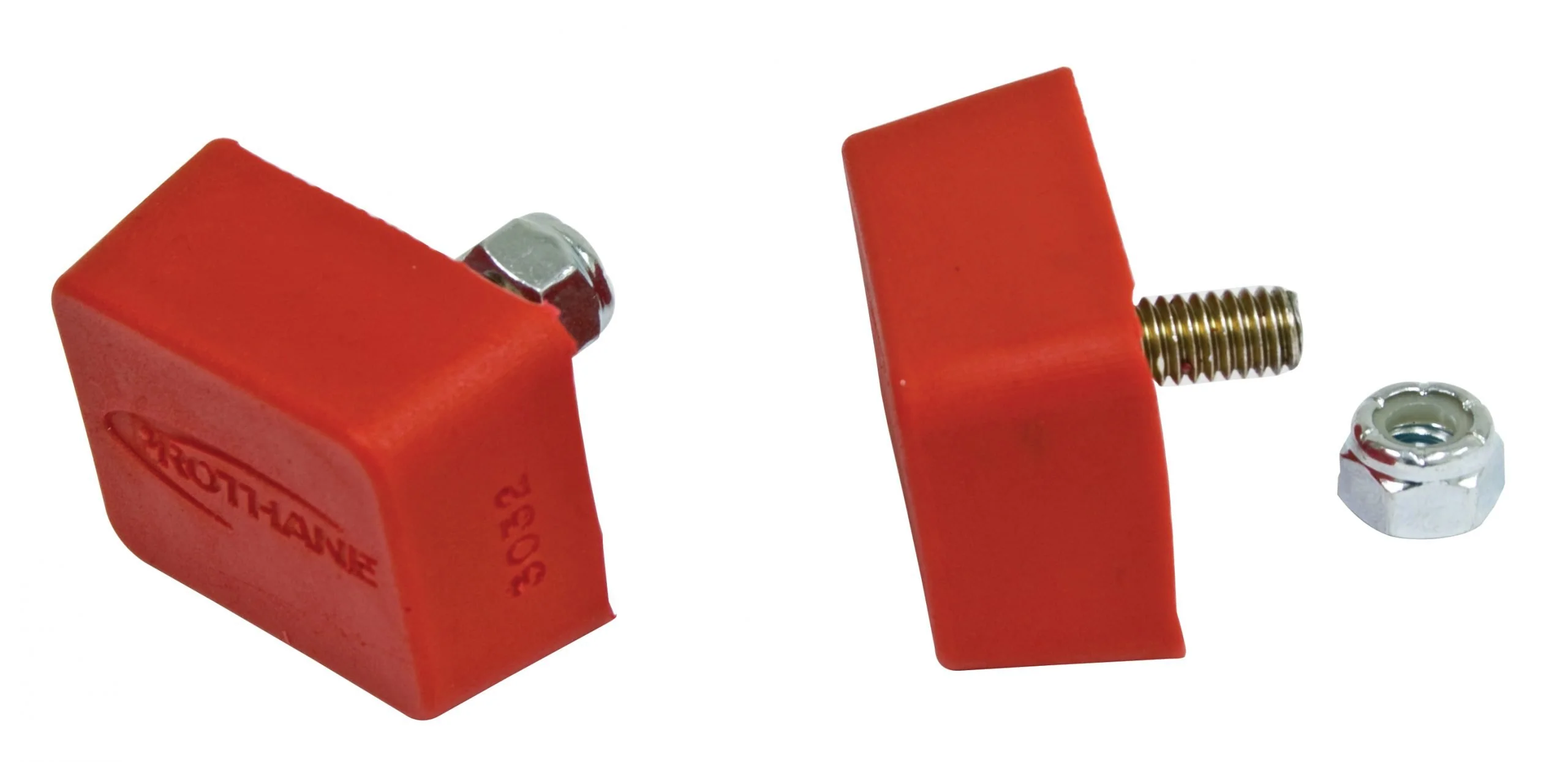 Bump Stop, 7/8" x 1 7/8" x 1 3/8" with Center Stud, Pr.