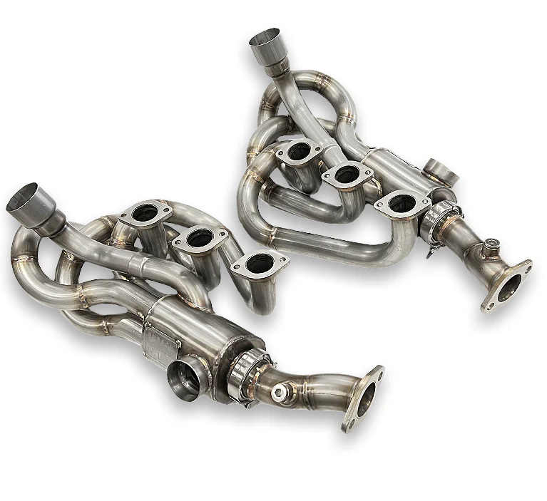 Bursch 1 5/8" GT3-Style Exhaust System W/Heat Exchangers for Porsche 911 (1969-89) - Image 2