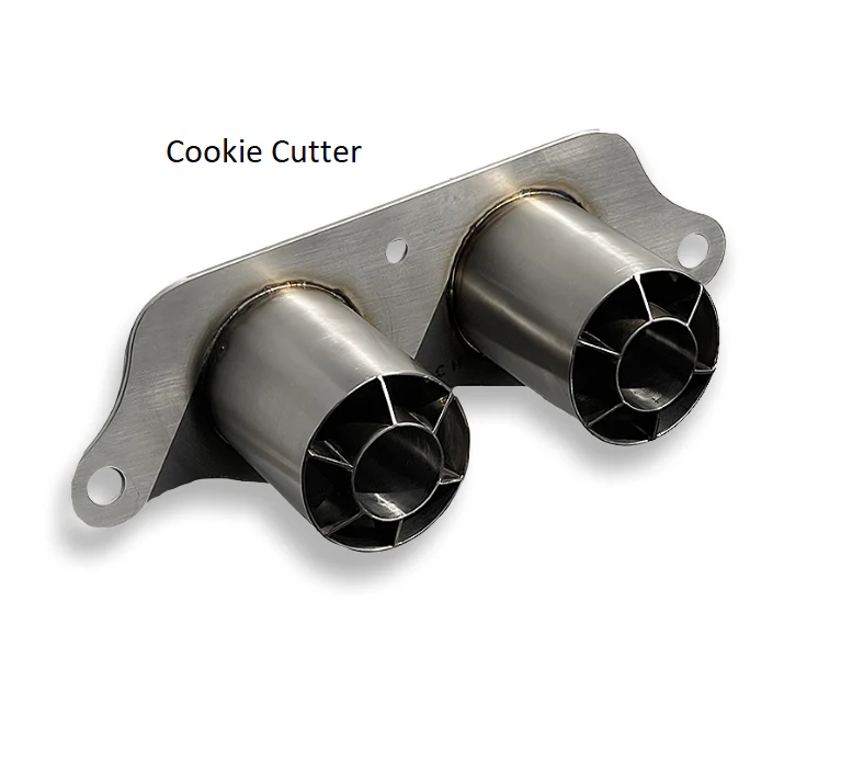 Bursch Porsche GT3-Style Exhaust Tips - Image 2