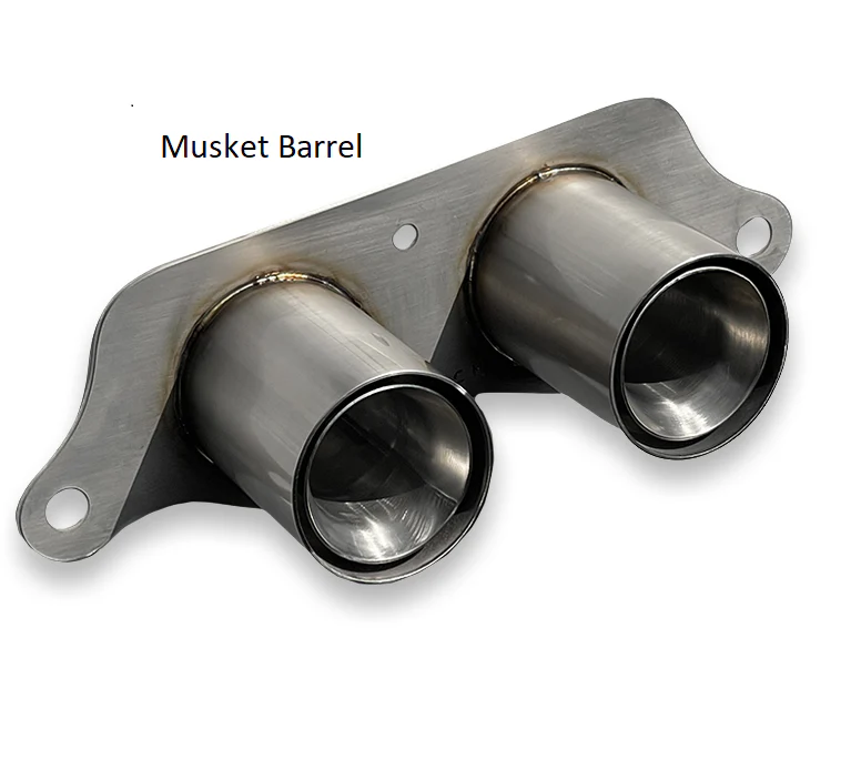Bursch Porsche GT3-Style Exhaust Tips - Image 4