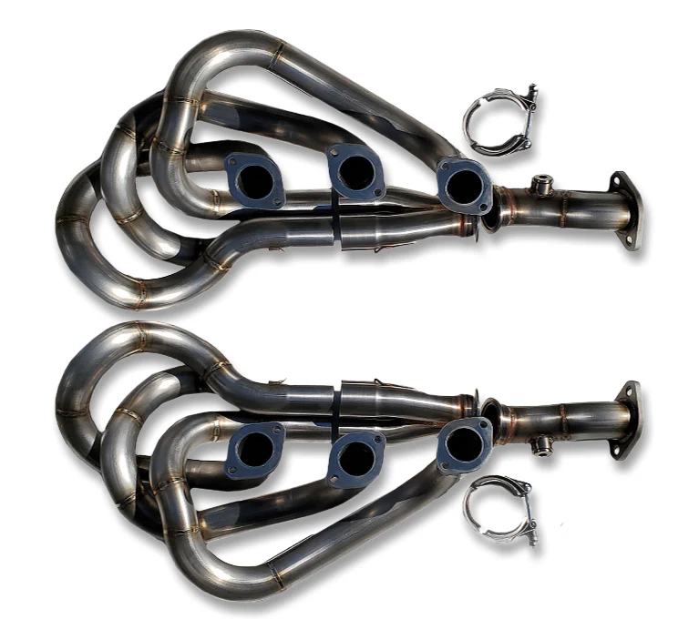 Bursch Stainless Steel 1-5/8" Header Set for Porsche 911 (1965-89) - Image 4