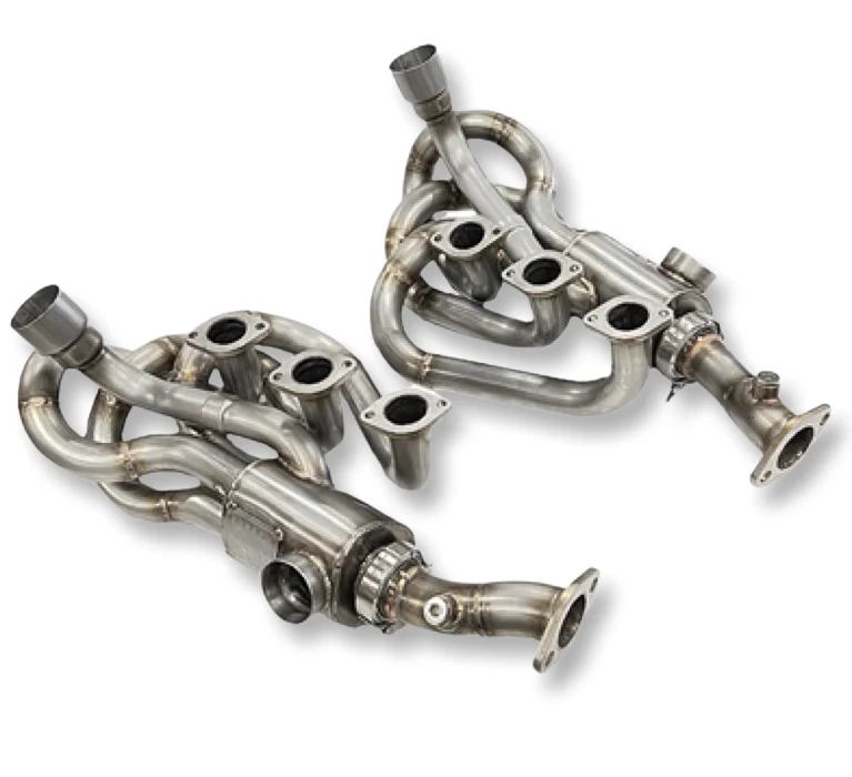 Bursch Stainless Steel 1-5/8" Header Set with Heat for Porsche 911 (1965-89)