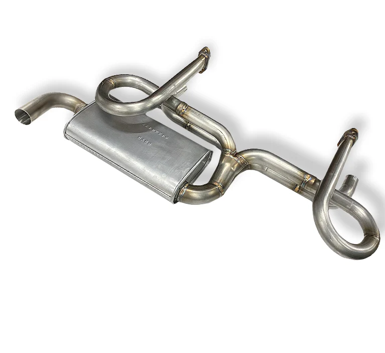 Bursch Stainless Steel Exhaust System with Muffler for Porsche 912 (1965-69)