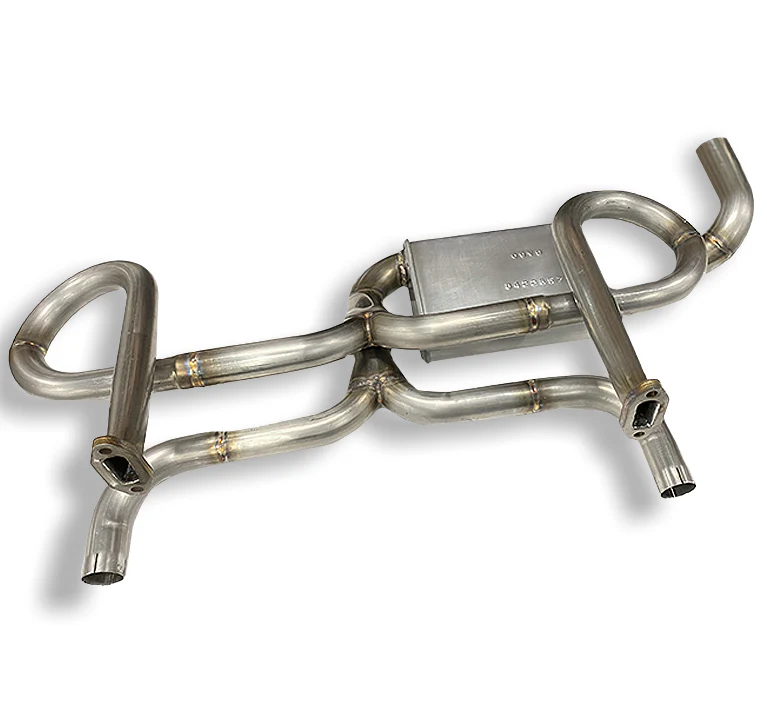 Bursch Stainless Steel Exhaust System with Muffler for Porsche 912 (1965-69) - Image 2