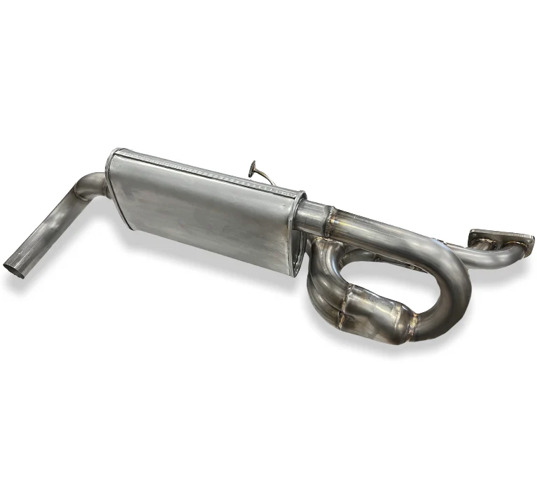 Bursch Stainless Steel Exhaust System with Muffler for Porsche 912E - Image 2