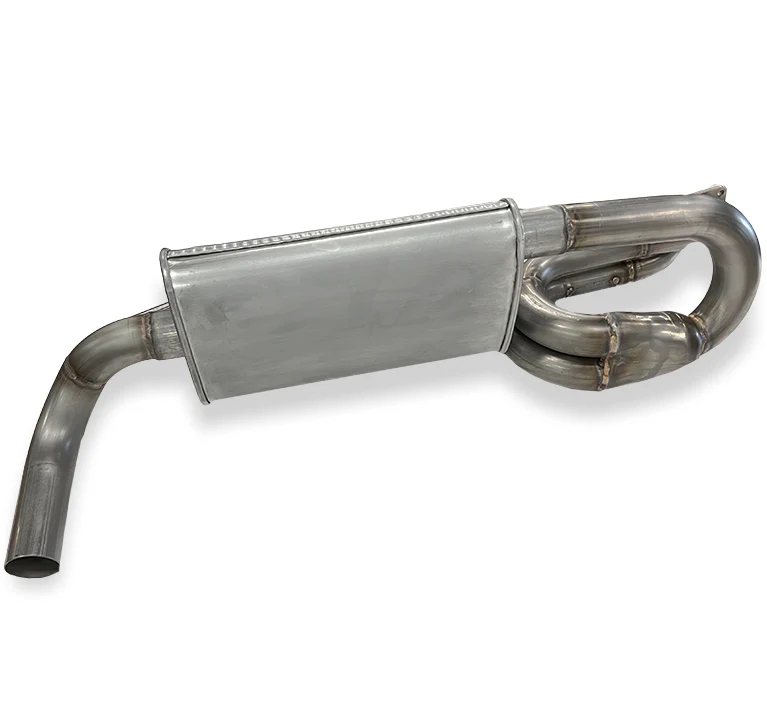 Bursch Stainless Steel Exhaust System with Muffler for Porsche 912E - Image 3