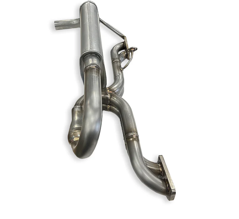 Bursch Stainless Steel Exhaust System with Muffler for Porsche 912E - Image 4