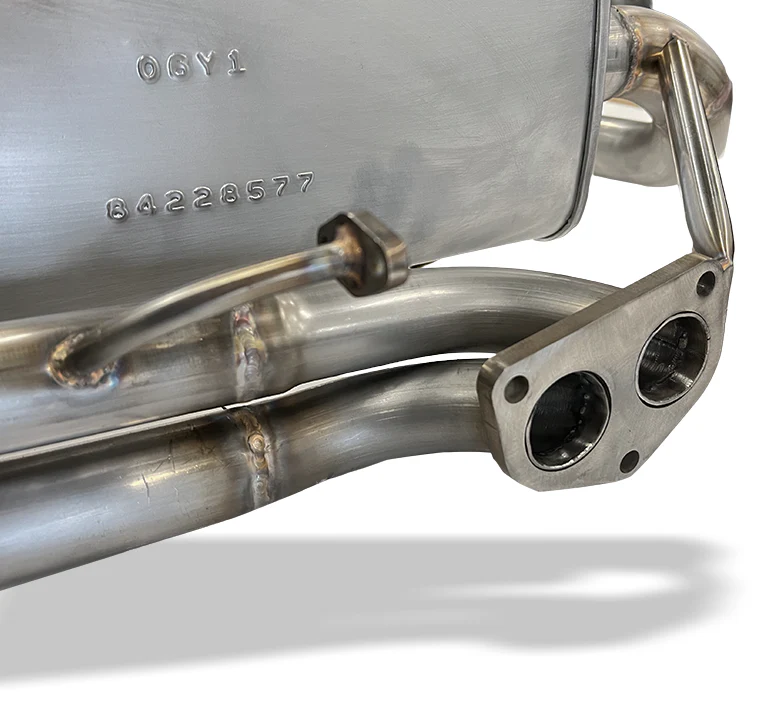 Bursch Stainless Steel Exhaust System with Muffler for Porsche 912E - Image 6