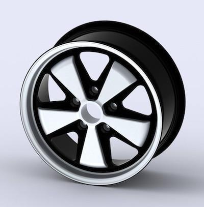 BRAID BZ 17" Porsche Fuchs Style Wheel - Image 3