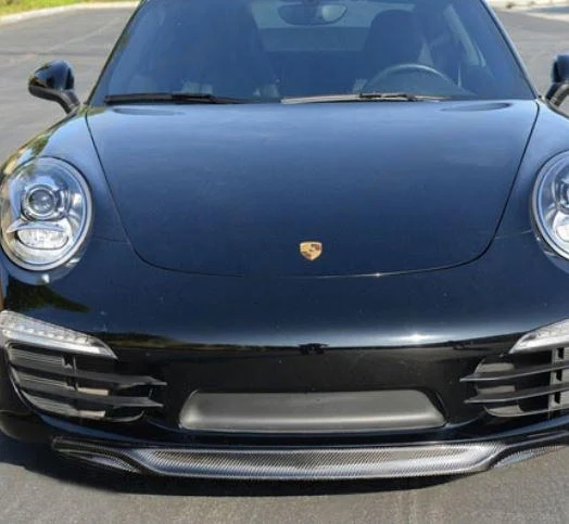 Carbon Fiber V-Style Front Spoiler lip - Porsche 991 - Image 2