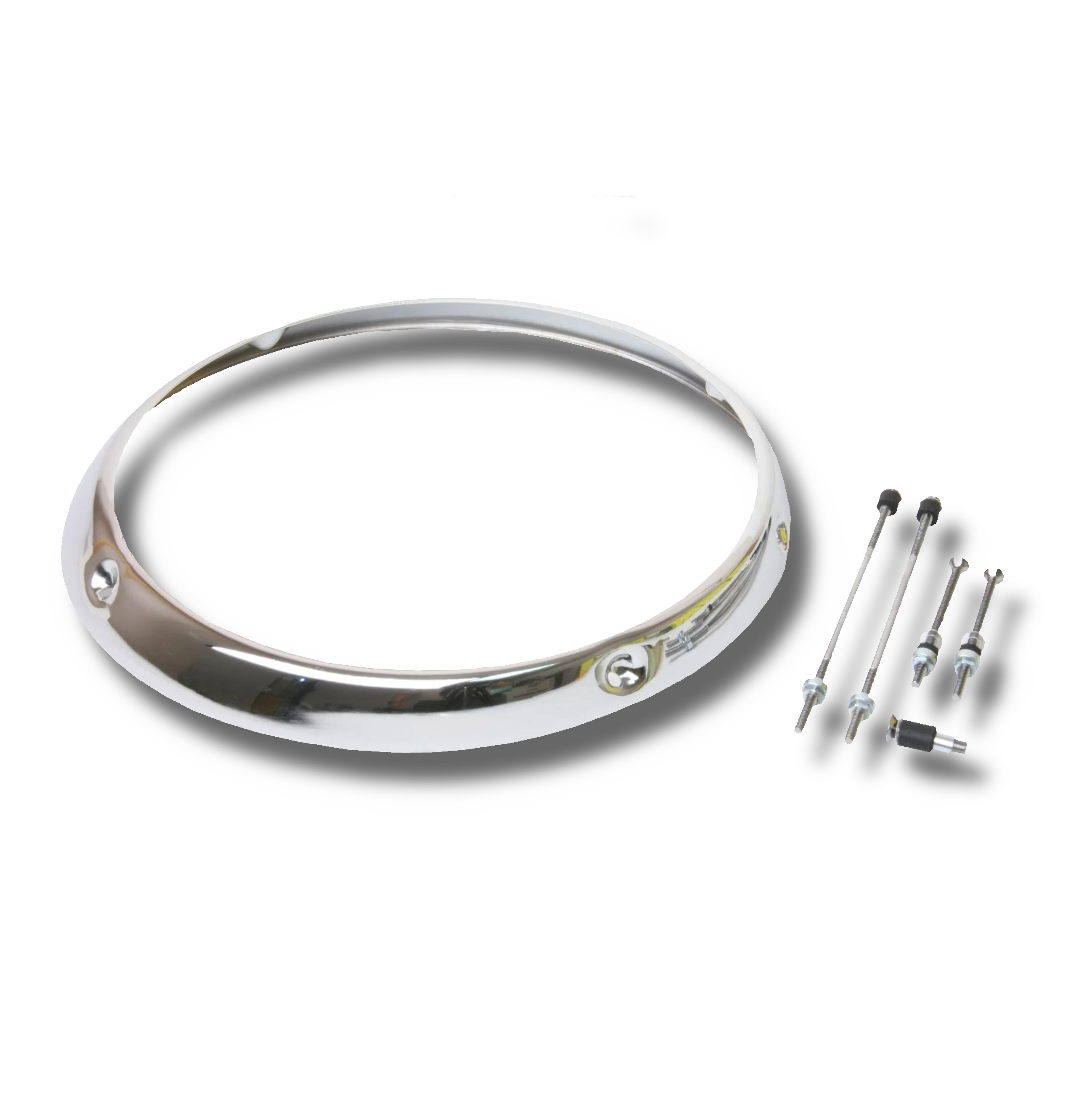 Chrome Headlight Rim for Porsche 911, 912, and 930 (1968-86)