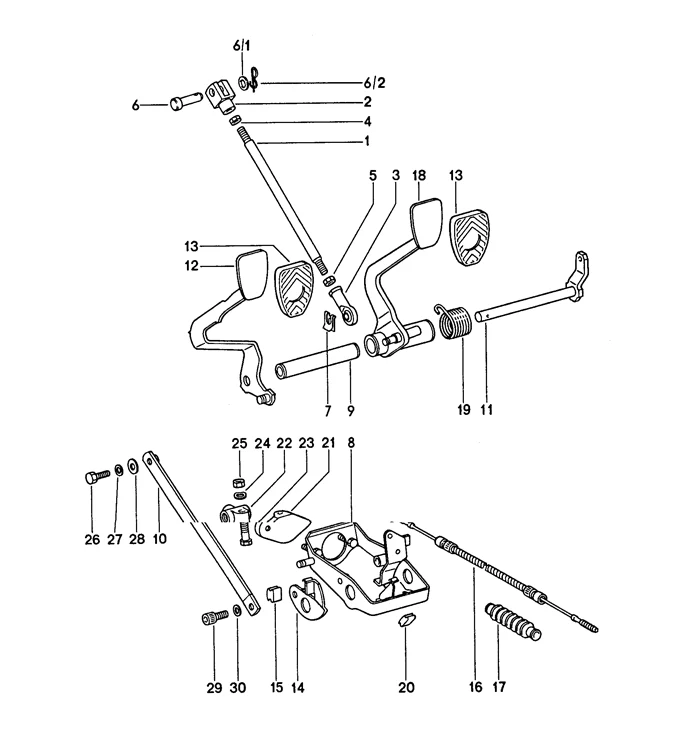 Clutch Pedal Shaft for Porsche 911 (1977-86) - Image 6