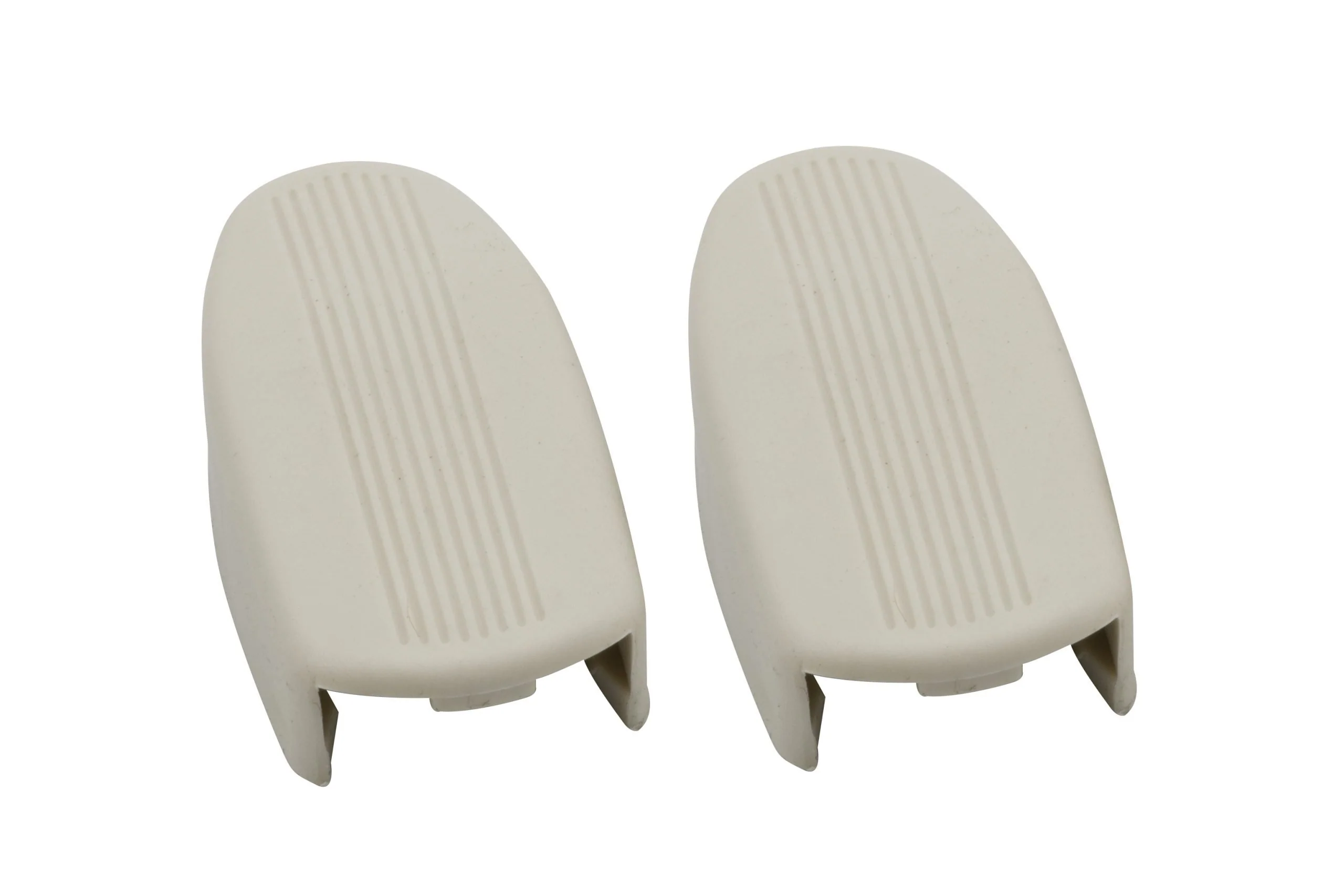 Coat Hooks, Type 1 68-77, White, Pair